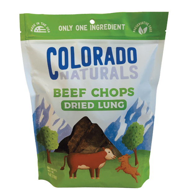 Colorado Naturals Dried Lung Beef Chop