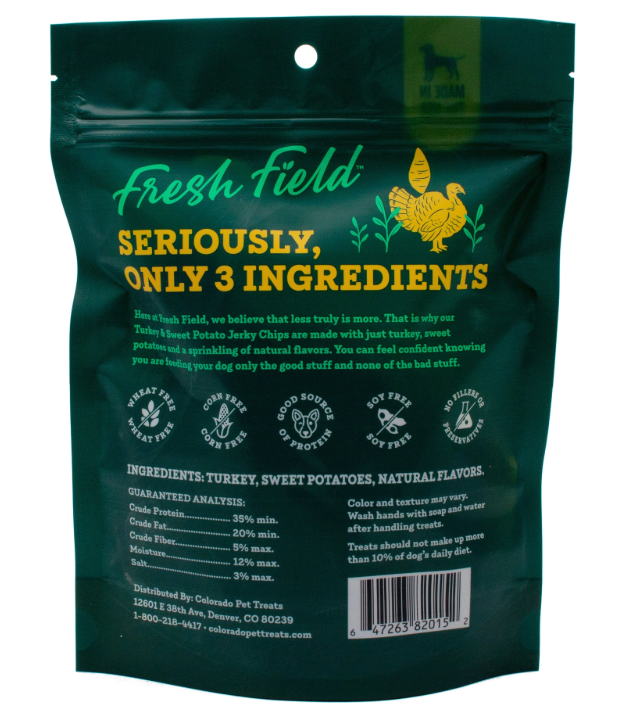 Fresh Field Turkey and Sweet Potato Jerky