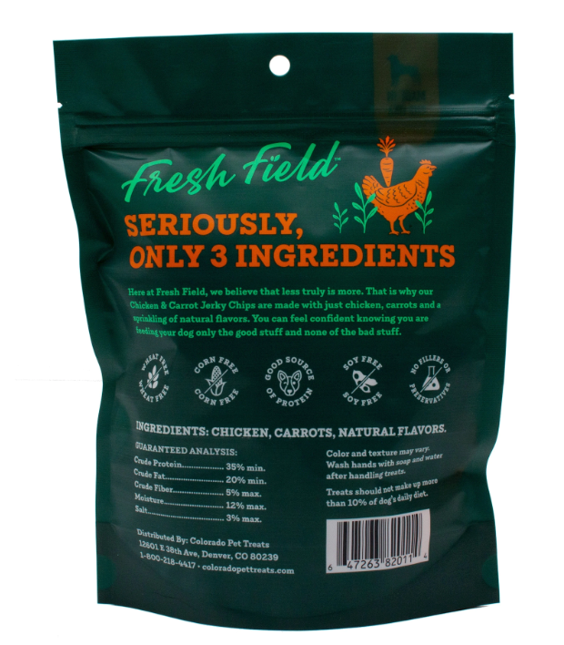 Fresh Field Chicken and Carrot Jerky