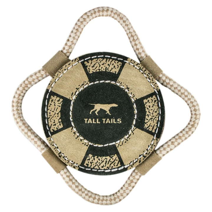 Natural Leather Lifebuoy Tug Toy
