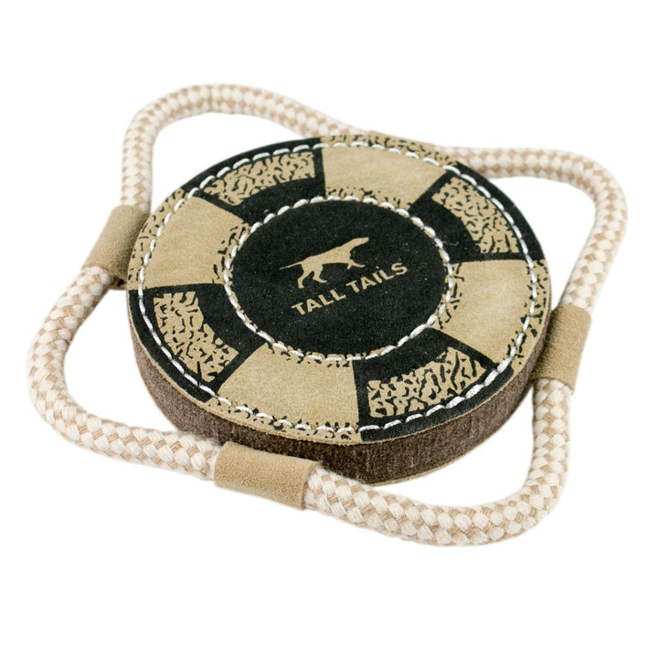Natural Leather Lifebuoy Tug Toy