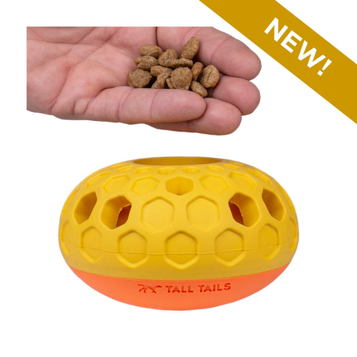Natural Rubber Bee Hive Reward Dog Toy