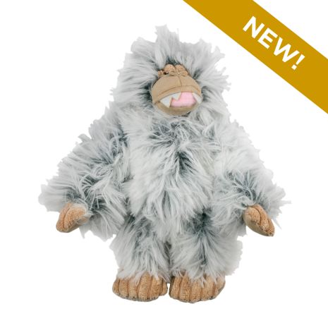 Mini Yeti with Squeaker Dog Toy