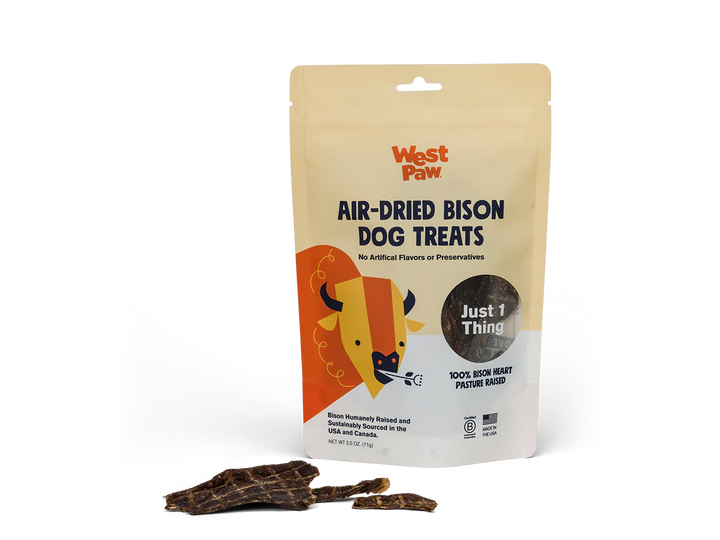 Air Dried Bison Heart Dog Treats
