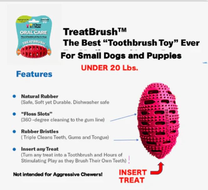 Natural Rubber Football TreatBrush