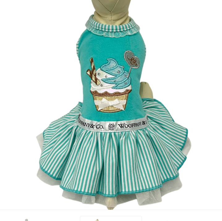 Designer Woofany & Co Ice Cream Dress