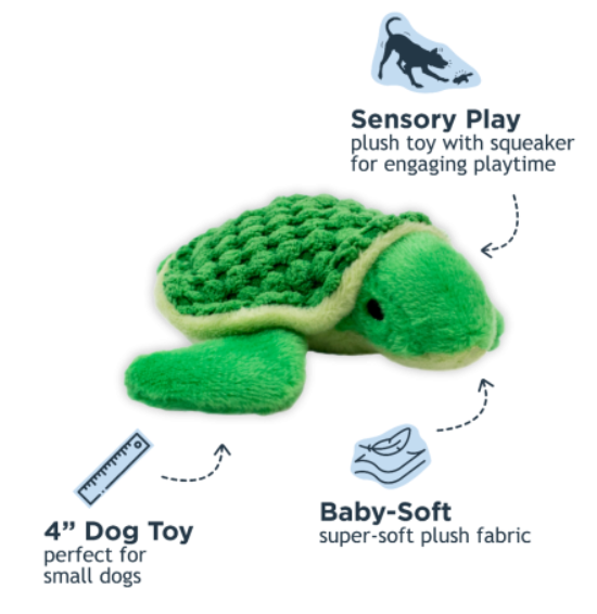 Baby Turtle with Squeaker