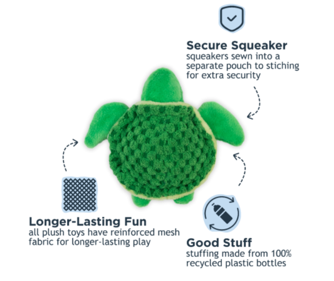 Baby Turtle with Squeaker