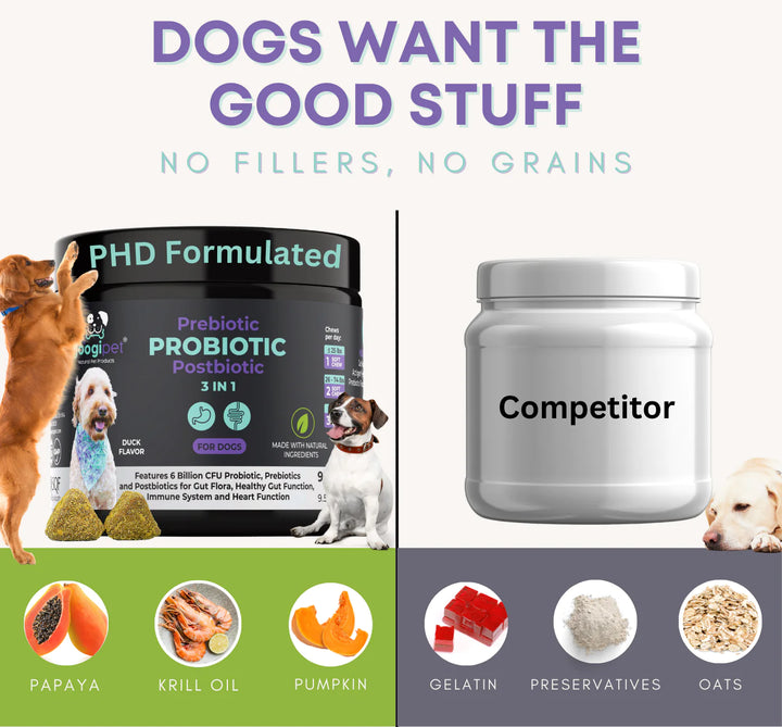 3 in 1 Probiotic Chews for Dogs