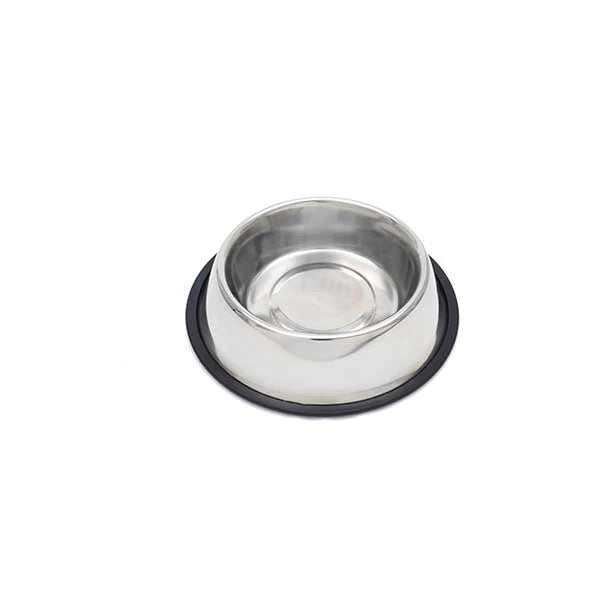 Stainless Steel No Tip No Skid Dog Bowl