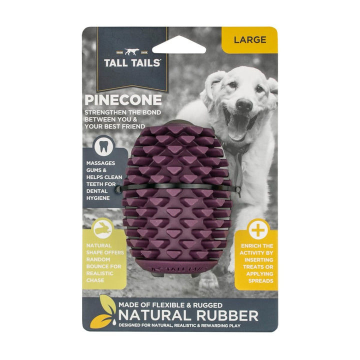 Natural Rubber Pinecone Reward Dog Toy