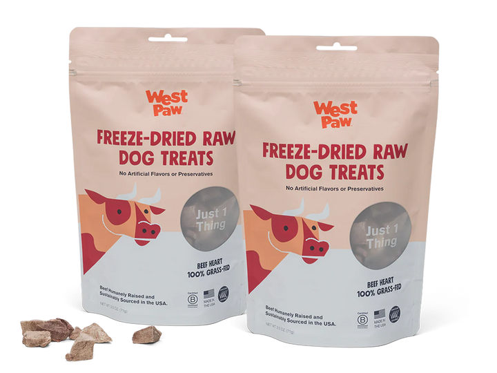 Freeze Dried Raw Beef Heart Dog Treats