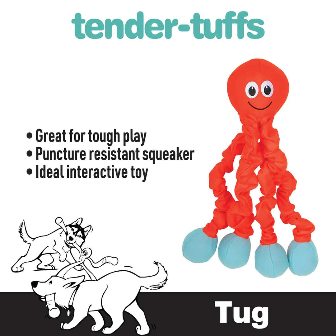 Tender-Tuffs Orange Octopus